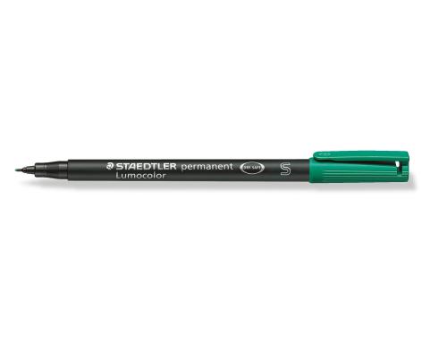 STAEDTLER 313 Folienstift Lumocolor S grn permanent, S-Spitze, ca. 0.4 mm