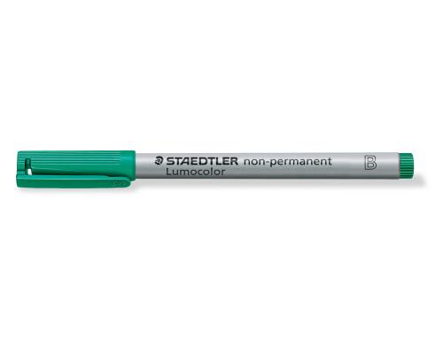 STAEDTLER 312 Folienstift Lumocolor B grn non-permanent, B-Spitze, ca. 1.0 mm-2.5 mm
