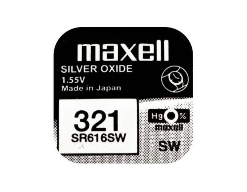 Maxell  Knopfzelle SR616SW 10er vergl. V321