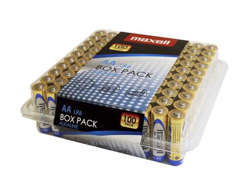 Maxell Batterie AA 100 Box vergl. LR06, Box