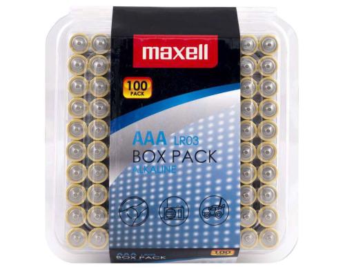 Maxell Batterie AAA 100 Box vergl. LR03, Box