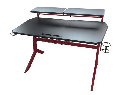 LC-POWER LC-GD1R Gaming Table schwarz/rot