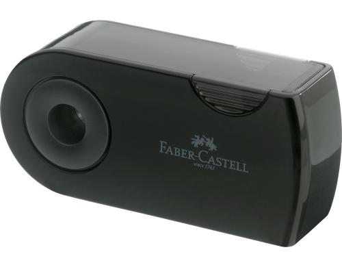 Faber-Castell Doppelspitzdose schwarz mit Schutzhlle