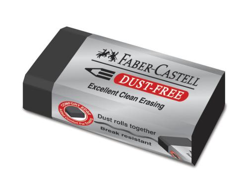 FABER-CASTELL DUST-FREE Radierer schwarz