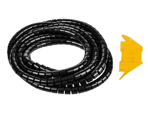 Plica Spiralschlauch Quick-Tube PP 5m Durchmesser 25mm, schwarz