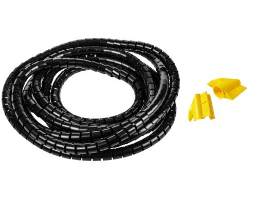 Plica Spiralschlauch Quick-Tube PP 5m Durchmesser 20mm, schwarz