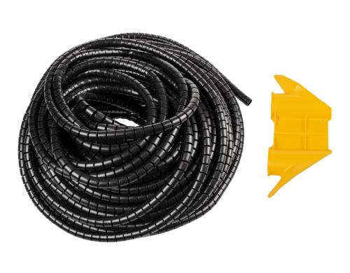 Plica Spiralschlauch Quick-Tube PP 50m Durchmesser 15mm, schwarz