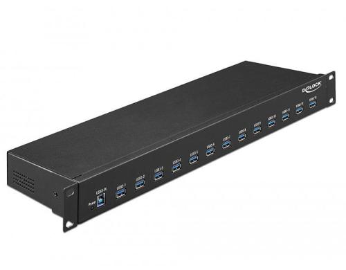 Delock 64039 Industrie USB-A HUB 13x Ports USB 3.1 Gen 1 Typ-A