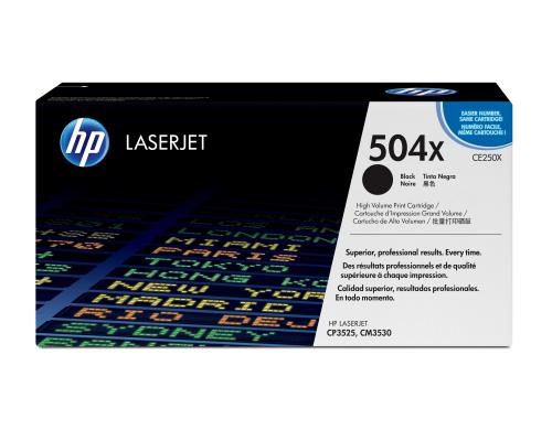 HP Toner 504X - Black (CE250X) Seitenkapazitt ~ 10'500 Seiten