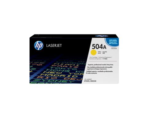 HP Toner-Kartusche gelb (CE252A, 504A)