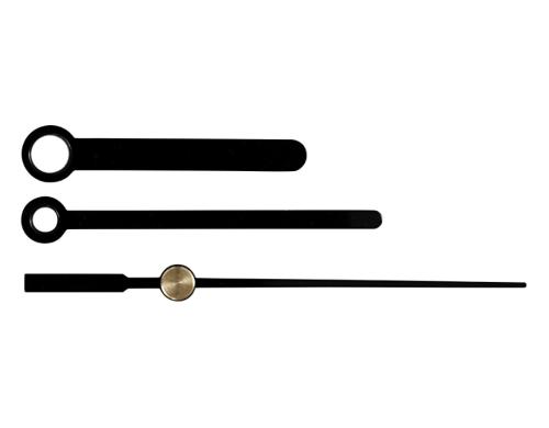 Creativ Company Uhrzeiger 4 cm, 5.5 cm, 7.5 cm, schwarz
