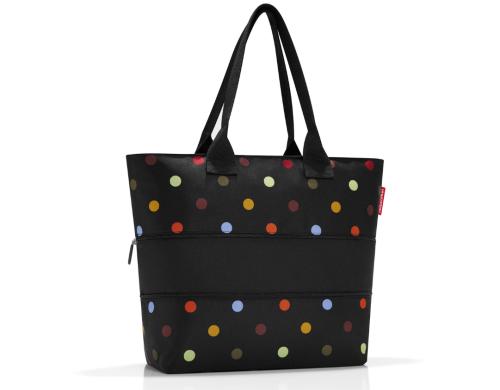 Reisenthel Schultertasche shopper e1 dots, Volumen kann vergrssert werden