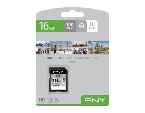 PNY SDHC Card Elite UHS-I U1 16GB Lesen: 100MB/s