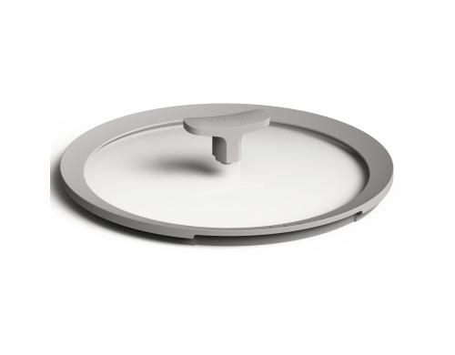 BergHOFF Kochtopfdeckel 26cm Leo Line H: 5cm, D: 26cm, Glas + Silikonrand