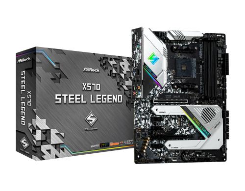 ASRock X570 Steel Legend, ATX, AM4 AMD X570, 4x DDR4, PCI-E 4.0