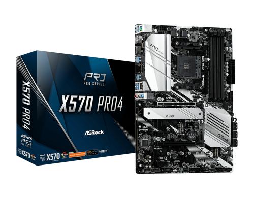 ASRock X570 Pro4, ATX, AM4 AMD X570, 4x DDR4, PCI-E 4.0