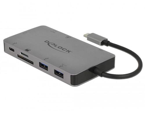 Delock 87735 Dockingstation USB3.1-C USB 3.1,HDMI,VGA,SD,LAN, PD 3.0