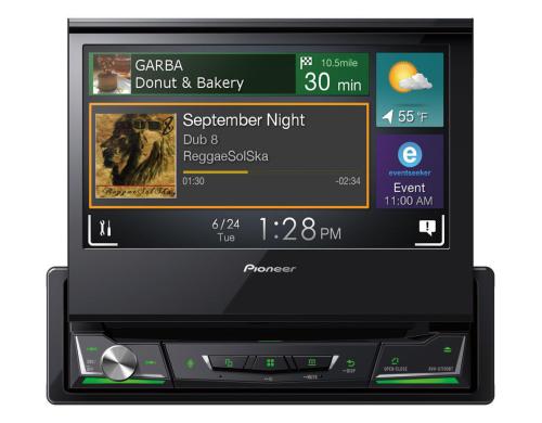 Pioneer Moniceiver 7 Resistive-Touchpanel Motorfront,Mixtrax, HD-Videos