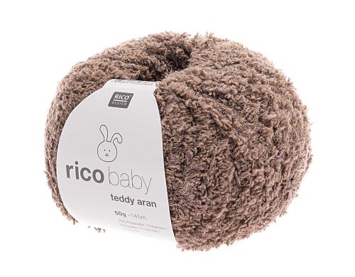 RICO Baby Teddy Aran, kitt 50 g, 145 m, 75 % PES, 25 % PA