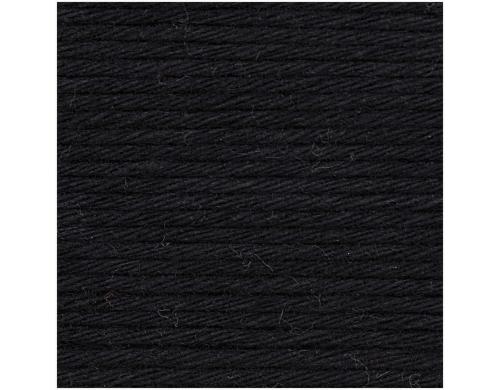 RICO Creative Cotton, schwarz 50 g, 85 m, 100 % CO