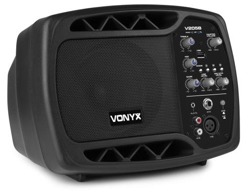 Vonyx V205B Personal Monitor aktiver und mobiler 5 Monitor mit USB/BT