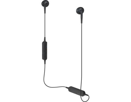 Audio-Technica ATH-C200BT In-Ear, Bluetooth, Schwarz