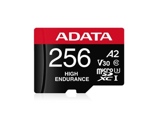 ADATA SDXC Card 256GB A2, High Endurance bis zu 40.000 Stunden Video, -25 bis 85 C