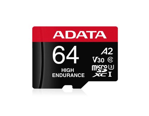 ADATA SDXC Card 64GB A2, High Endurance bis zu 10.000 Stunden Video, -25 bis 85 C