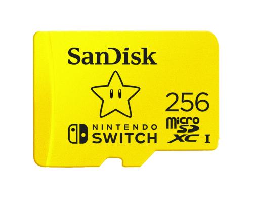 SanDisk microSDXC Card Nintendo Switch 256G U3, lesen 100MB/sec, schreiben 90MB/s