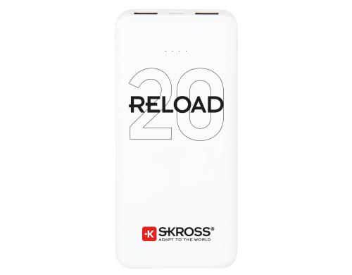 SKROSS RELOAD 20 Power Bank + Buzz Cable 20000 mAh, 2x2A, max. 2.4A