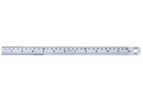 Linex: Stahllineal 30cm grau