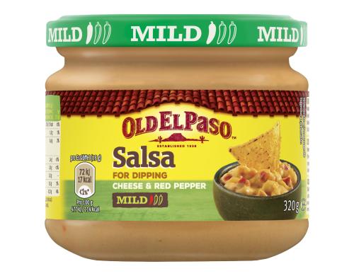 Old El Paso Cheese & Red Pepper Dip 320g