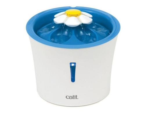 Catit Senses Trinkbrunnen Flower LED 3l, weiss, blau