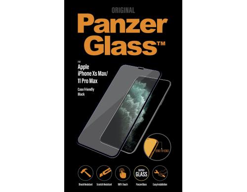 Panzerglass Displayschutz CF black fr iPhone 11 Pro Max