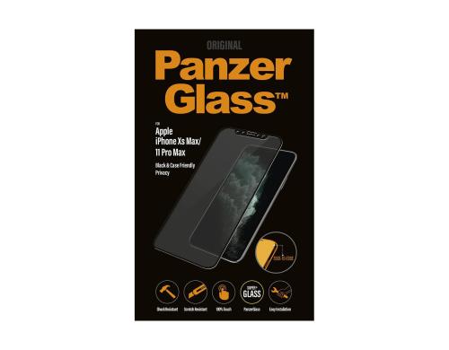 Panzerglass Displayschutz CF Privacy black fr iPhone 11 Pro Max, privacy