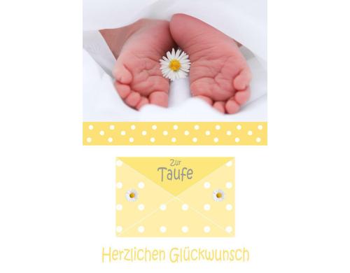 Seidel Glckwunschkarte Zur Taufe Format: C6, Anlass: Taufe