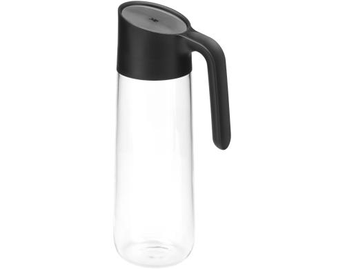 WMF Wasserkaraffe Nuro 1 Liter Schwarz mit Griff, hitzebestndiges Glas