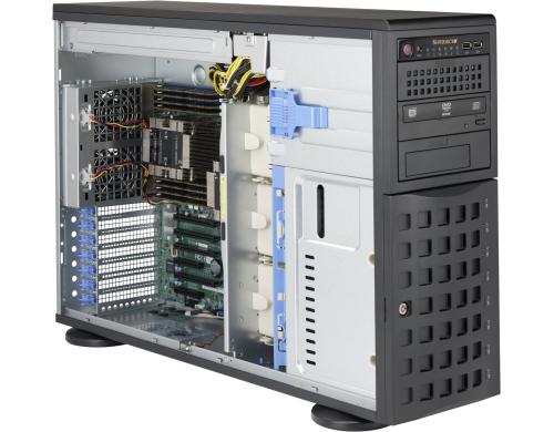 Supermicro 7049P-TR: 2x Xeon Scalable 8x 3.5 SATA, red NT, IPMI