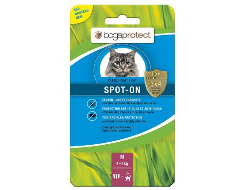 bogaprotect Spot-On Anti-Parasit Katze M 3 x 1.2 ml