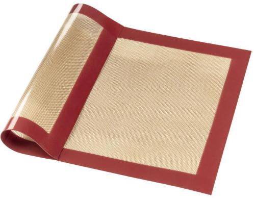 XAVAX Backmatte aus Silikon eckig 40 x 30cm, rot, braun