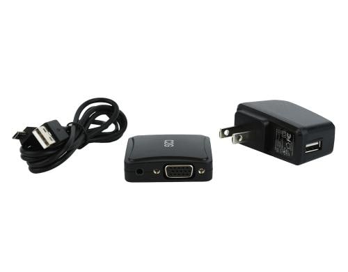 VGA / Analog Audio Adapter zum Verbinden des DKX4-101 mit einem Server