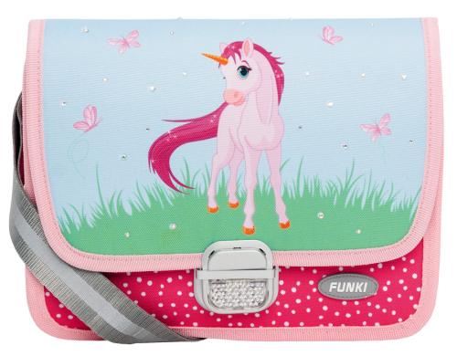 Funki Kindergarten-Tasche Pink Unicorn lngenverstellbarer Trageriemen