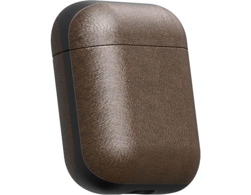 Nomad Airpods Case brown  leather Apple Airpods