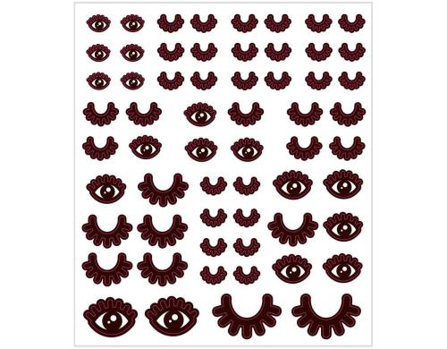 Creativ Company Sticker Augen Blatt 15 x 16.5 cm