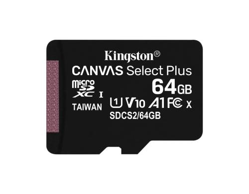 Canvas Select Plus microSDXC Card 64GB UHS-I U1, Lesen 100MB/s, schreiben 85MB/s