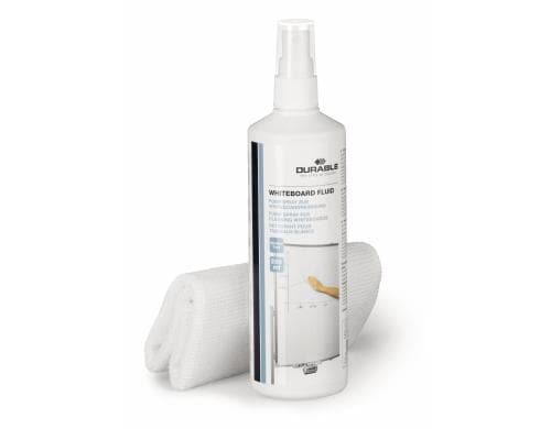 Durable Whiteboard Cleaning Set 250ml Spray, Mikrofasertuch