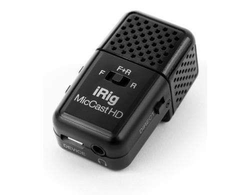 IK Multimedia iRig Mic Cast HD Kompaktes Mikrofon - iOS, Android, Mac & PC