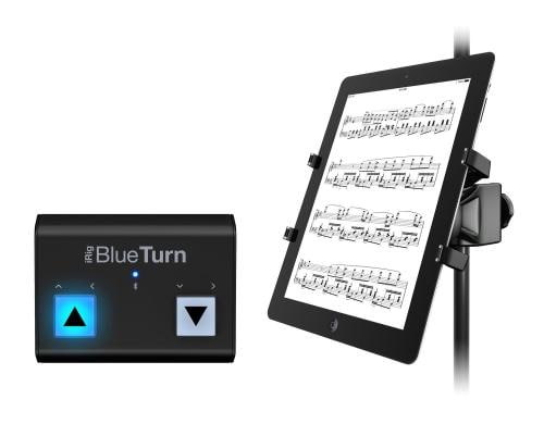 IK Multimedia Tablet Page Turner Bundle inkl. iRig BlueTurn & iKlip Xpand