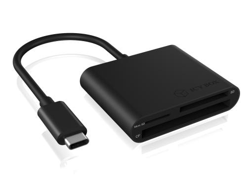 ICY BOX IB-CR301-C3, USB3.0 Multi-Kartenl. USB 3.0, schwarz, 3 Slots