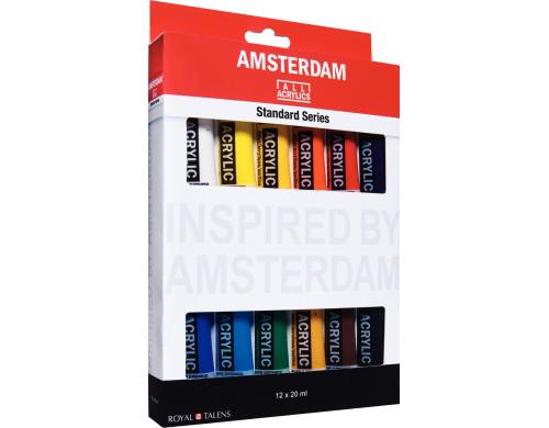 Amsterdam Acrylfarbe Standard Introset 2 12 Tuben  20ml